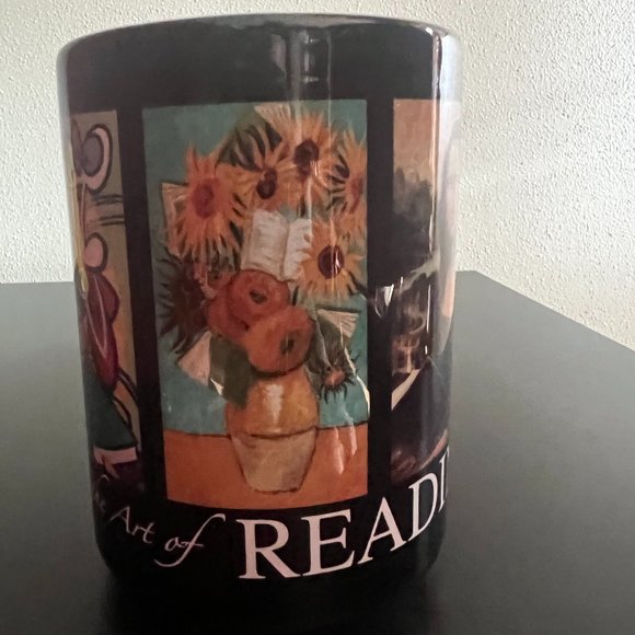 Master the Art of Reading ~  Book & Art Lover Mug ~  Fine Art ~ Avid Reader - Picture 4 of 7